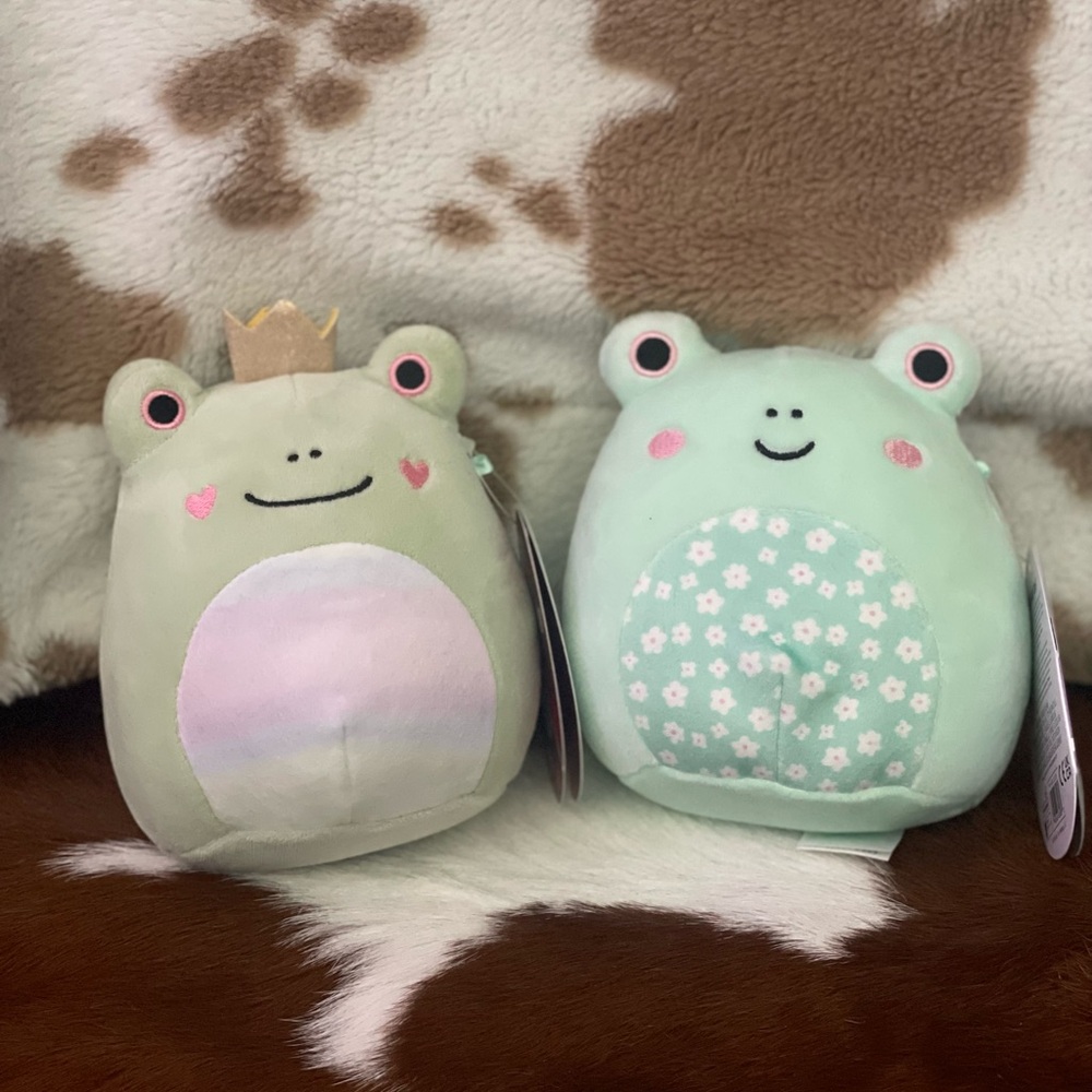 NWT Squishmallow Bundle of 2 Frogs🐸💚 Fritz and Fenra set